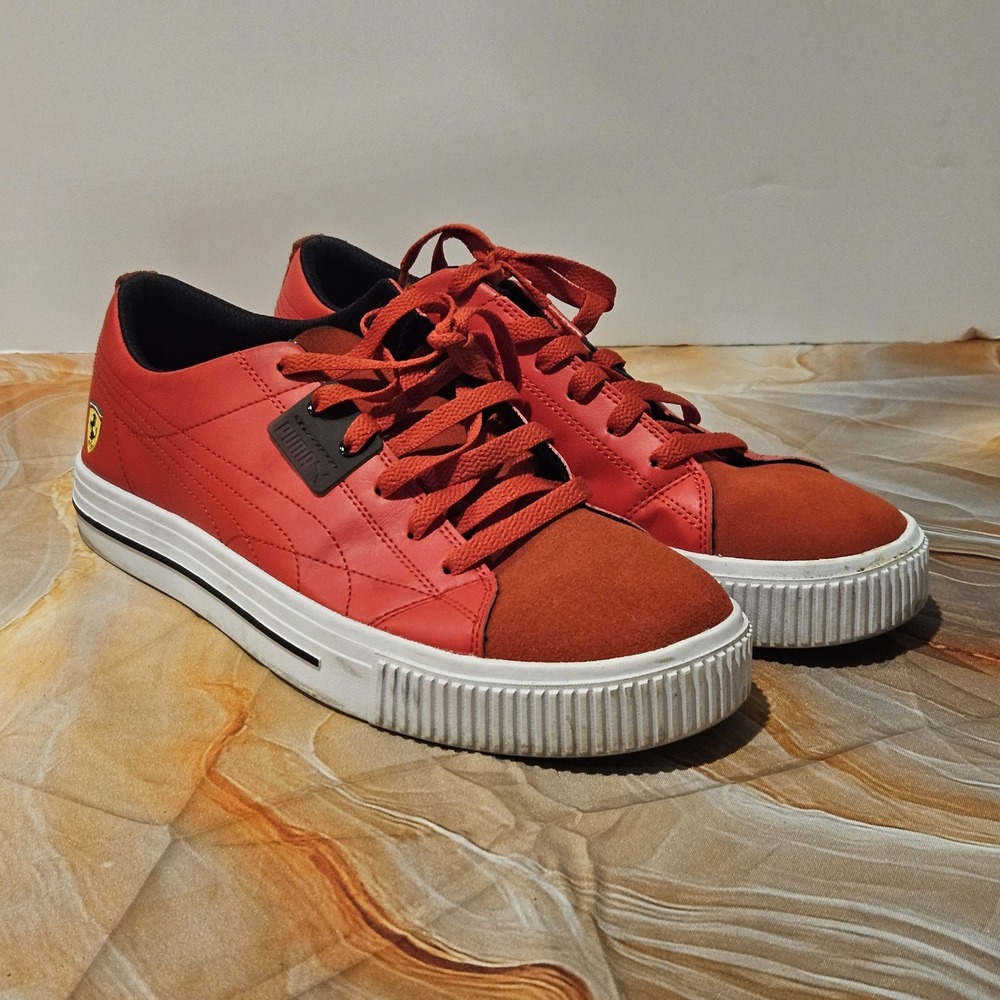 Puma Scuderia Ferrari Sneakers Red Mens Size 9.5 307093-04